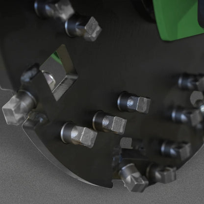3-Point PTO Stump Grinder with 34 Carbide Teeth (PTO Shaft Included with Slip Clutch),  for 15-45HP Tractor,  SG24