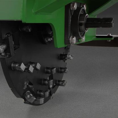 3-Point PTO Stump Grinder with 34 Carbide Teeth (PTO Shaft Included with Slip Clutch),  for 15-45HP Tractor,  SG24