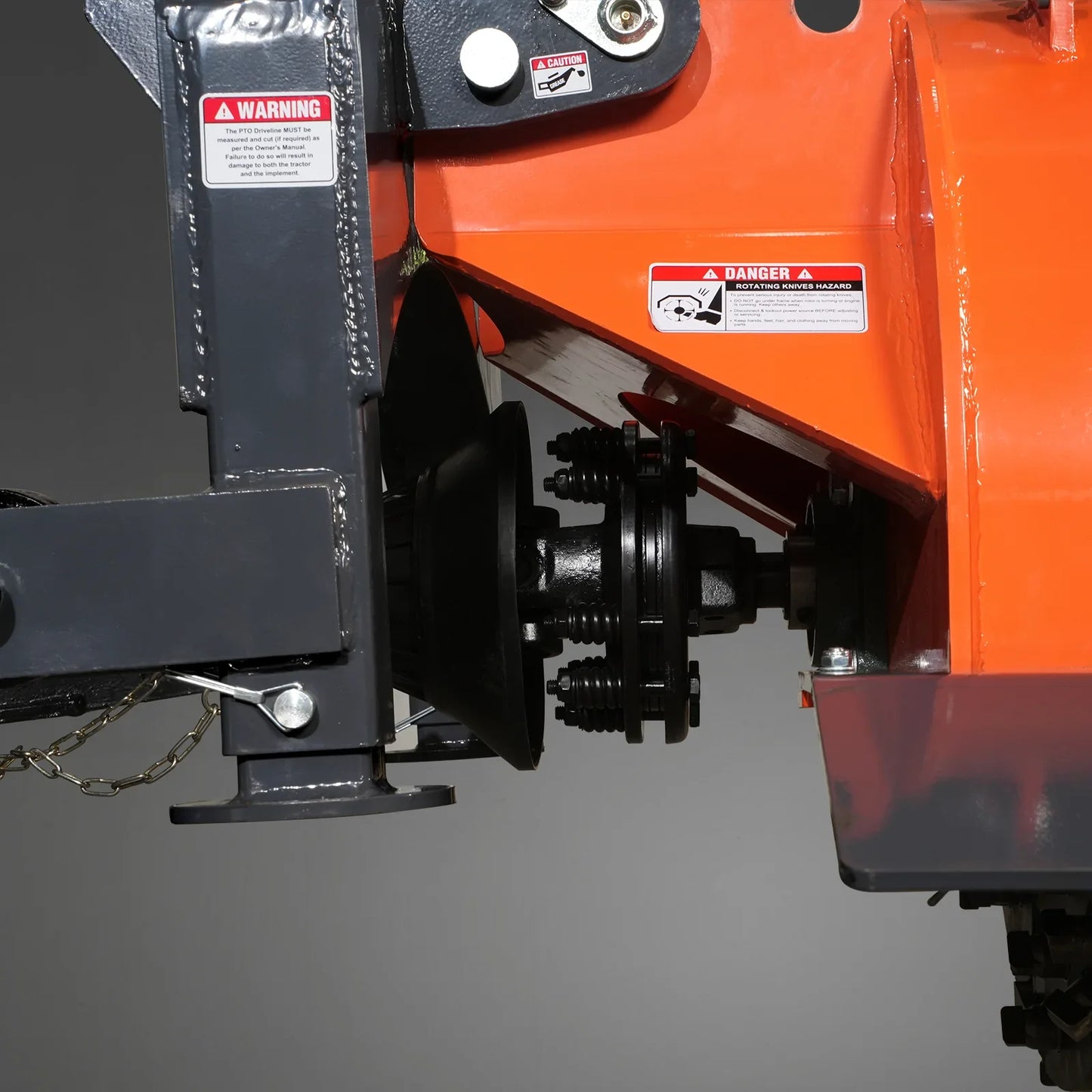 3-Point PTO Stump Grinder with 34 Carbide Teeth (PTO Shaft Included with Slip Clutch),  for 15-45HP Tractor,  SG24