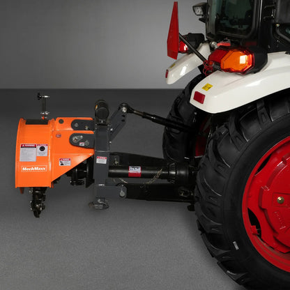 3-Point PTO Stump Grinder with 34 Carbide Teeth (PTO Shaft Included with Slip Clutch),  for 15-45HP Tractor,  SG24