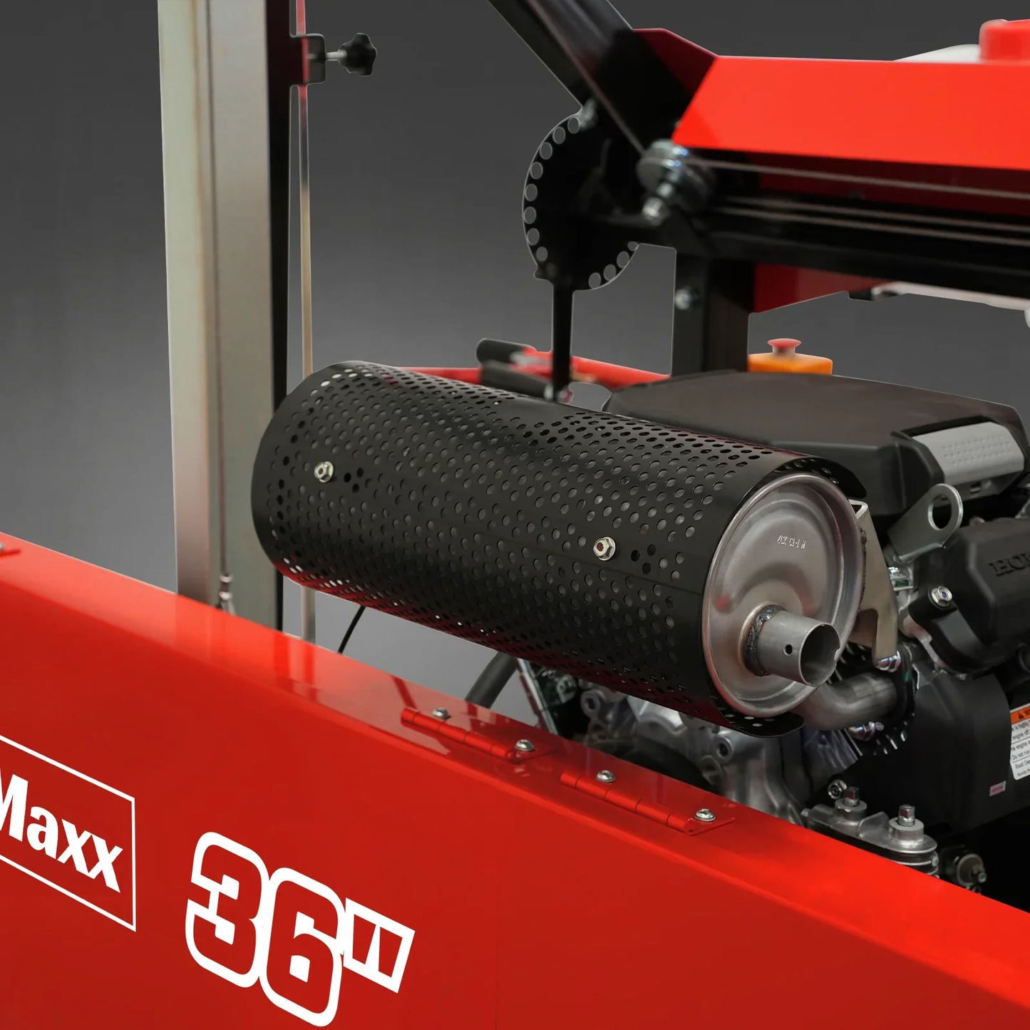 36" MAX Portable Sawmill,  25HP 688cc HONDA GX690 V-Twin Engine,  35" Board Width,  20' Track Length,  (10 Blades Included) SM36HMAX