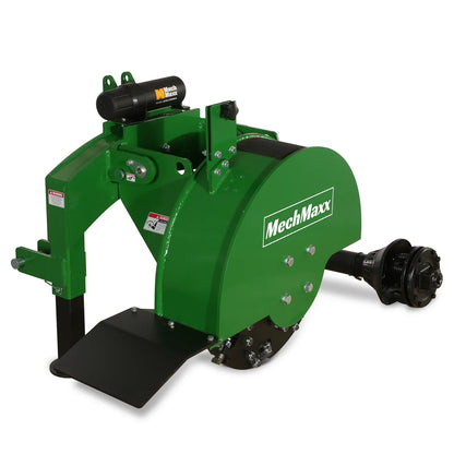 3-Point PTO Stump Grinder with 34 Carbide Teeth (PTO Shaft Included with Slip Clutch),  for 15-45HP Tractor,  SG24